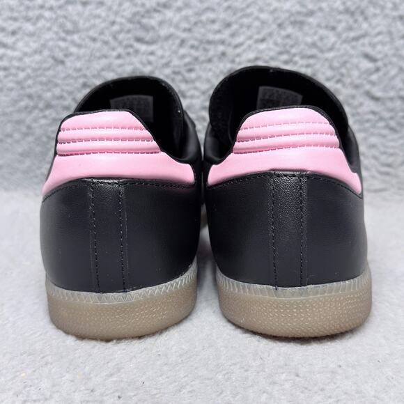 Adidas Samba Inter Miami CF Mens Size 9 Sneakers Black Pink Leather - Picture 5 of 10